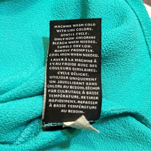 PRABAL GURUNG Green Long Tank Top w/ Pink Stripe on faux “Pocket" Size M, NWT! - Picture 9 of 9